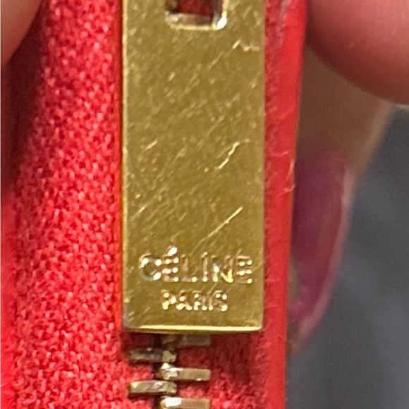 Celine Authentic Vintage Bi-color Compact Wallet - Picture 10 of 13